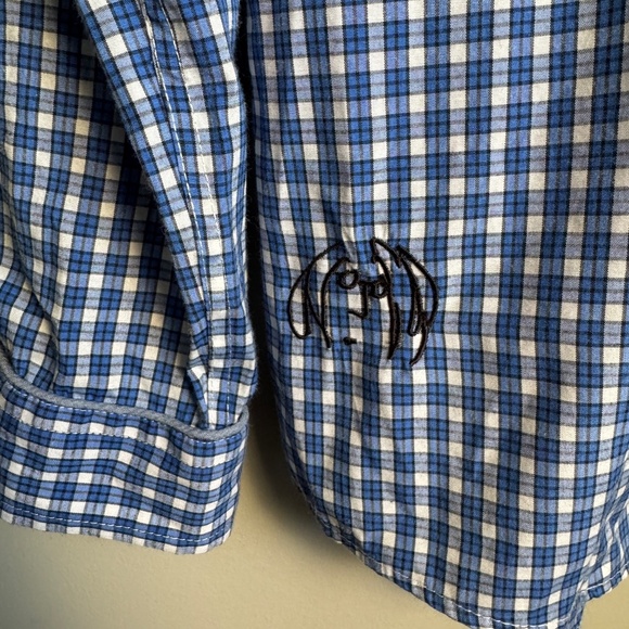 Designs Inspired By The Art Of John Lennon Mini Check Men's Button Up Shirt M - Picture 3 of 16